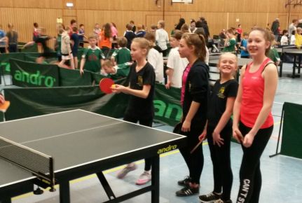 Unsere Schülerin beim Milchcup auf Bezirksebene